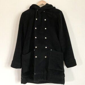 100% Handmade Unique Pure Cashmere Double-Breasted Winter Coat Size M Unisex